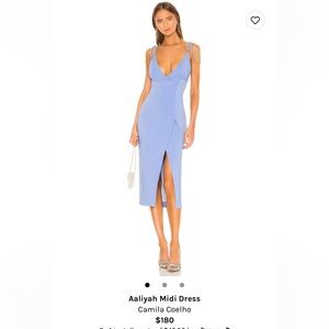 Camila Coelho Midi Dress in Periwinkle